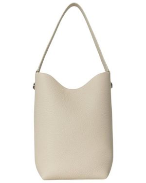 The Row Leather Tote Bag - Natural