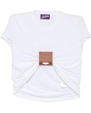 Jean Paul Gaultier Short-Sleeved Top - White