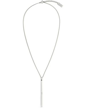 MM6 by Maison Margiela Bottle Cap Embellished Necklace - White