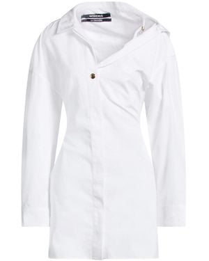 Jacquemus Solid-Colored Shirt Dress - White