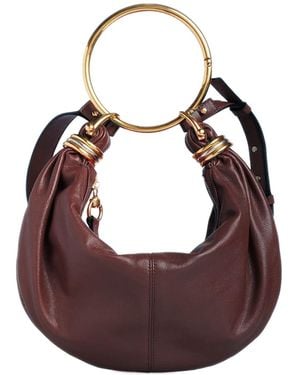 Chloé Bracelet Hobo Bag - Brown