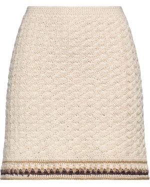 Tory Burch Colorful Knit Aline Skirt - Natural
