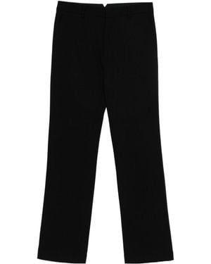 Ami Paris Straight-Leg Trousers - Black