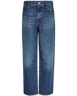 FRAME The Hang Straight-Leg Jeans - Blue