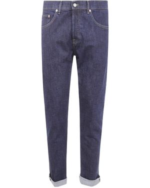 Dondup Cuffed Denim Jeans - Blue