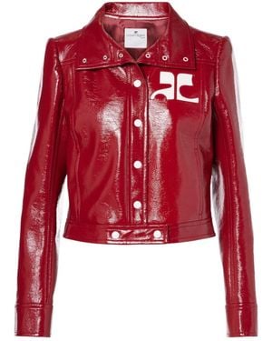 Courreges Reedition Vinyl Jacket - Red