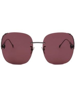Isabel Marant Geometric Sunglasses - Purple