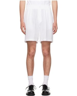 Eytys Elastic Waist Shorts - White