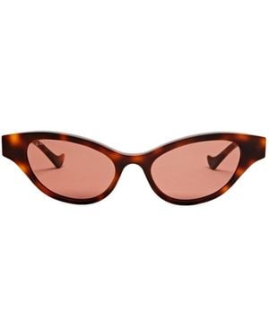 Gucci Patterned-Frame Sunglasses - Pink