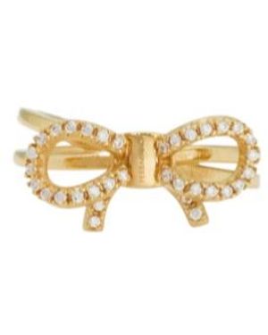 Ferragamo Vara Bow Ring (52Mm) - Metallic