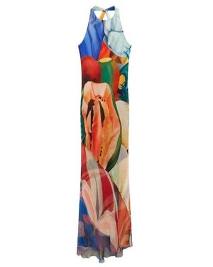 Donde Esteban Salpicon Maxi Dress - White
