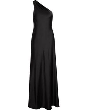 Ralph Lauren One-Shoulder Maxi Dress - Black