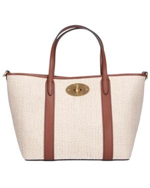 Mulberry Small Top Handle Tote Bag - White