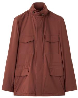 Loro Piana Traveler Field Jacket - Red