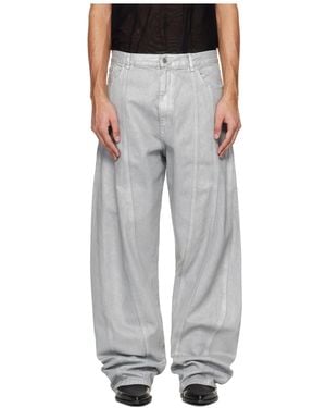 Mugler Belt Loop Jeans - Grey