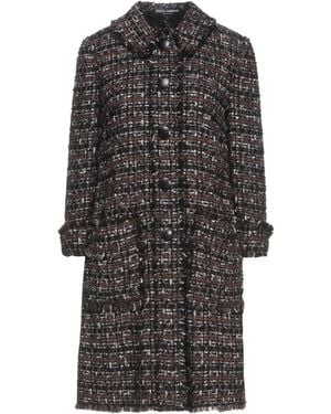 Dolce & Gabbana Tweed Coat - Gray