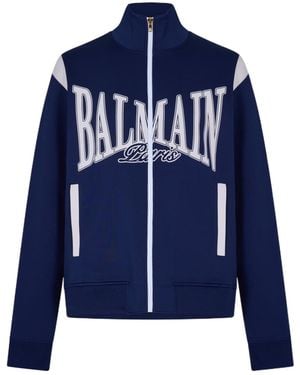 Balmain College Track Tracksuit Top - Blue