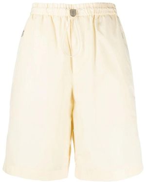 Jil Sander Drawstring-Waistband Shorts - Natural