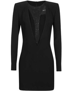 John Richmond Mechi V-Neck Embelished Dress - Black