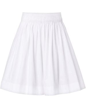 JOSEPH Aissa Cotton Poplin Bermuda Shorts - White