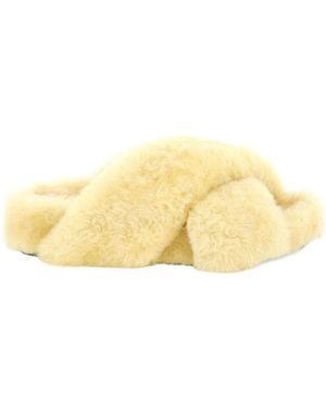 Jil Sander Plush Slippers - Yellow