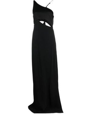 Givenchy One-Shoulder Ceremonial Dress - Black