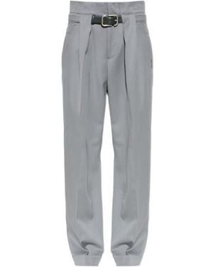 The Attico Pleated Casual Trousers - Grey