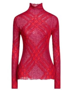 Burberry Turtleneck Sweater - Red