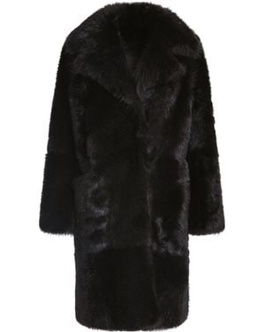 Nour Hammour Long-Sleeved Coat - Black