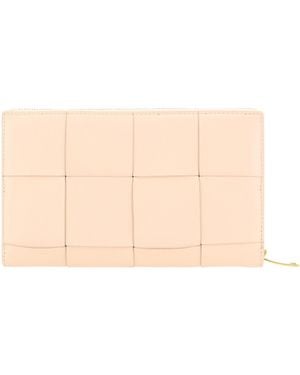 Bottega Veneta Cassette Leather Wallet - Natural