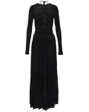Proenza Schouler Cutout Jersey Maxi Dress - Black