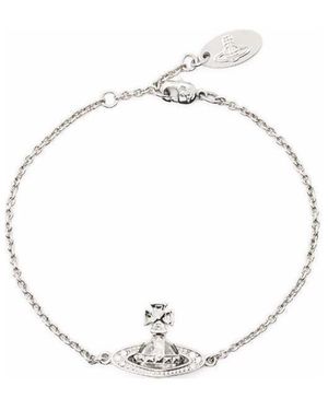 Vivienne Westwood Orb-Charm Embellished Bracelet - Metallic