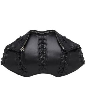 McQueen Manta Clutch - Black