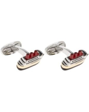 Paul Smith Ship Motif Cufflinks - White