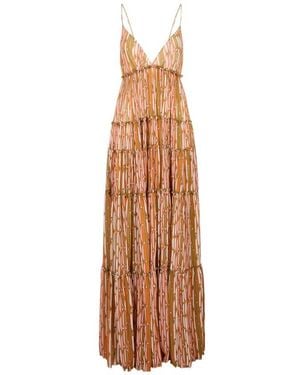 La DoubleJ Spaghetti-Strap Dress - Multicolour