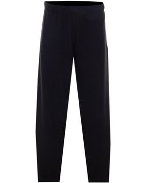 The Row Cotton And Cashmere Trousers - Blue