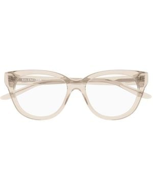 Balenciaga Eyewear Butterfly Frame Glasses - White