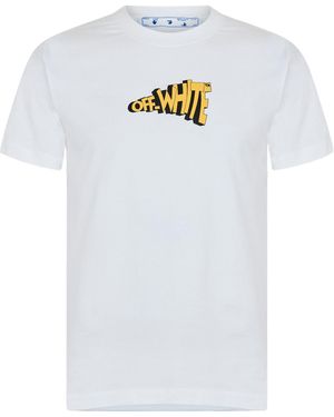 Off-White c/o Virgil Abloh Logo Short Sleeve T-Shirt - White