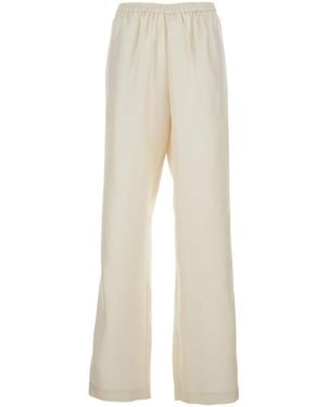 Loulou de Saison Elastic Waist Joggers - Natural