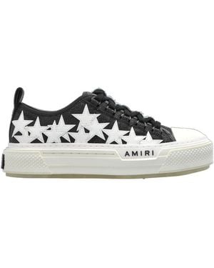 Amiri Glitter Stars Court Low Trainers - Black