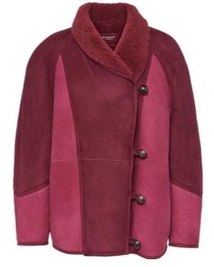 Isabel Marant Abeni Suede Jacket - Red