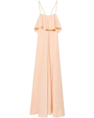 forte_forte Suspender Dress - Pink