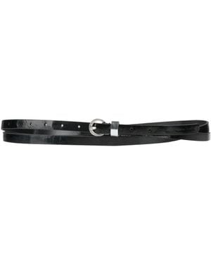 DIESEL Thin And Narrow Belt - White