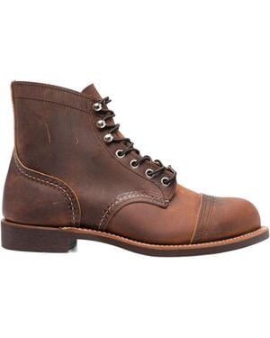 Red Wing Lacing Short Boots - Brown