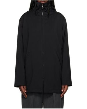 Our Legacy Helm Wool Long-Sleeve Casual Jacket - Black