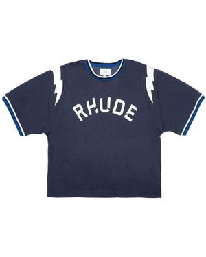 Rhude Short-Sleeved T-Shirt - Blue