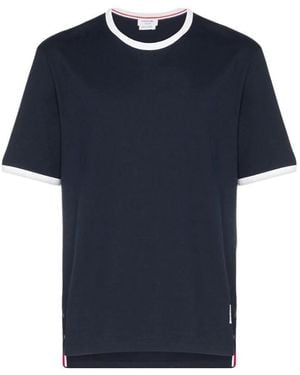 Thom Browne Jersey Ringer T-Shirt - Blue