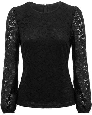 Dolce & Gabbana Long Sleeves Tops - Black