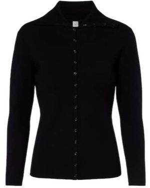 TOTEME Knitted Cardigan - Black