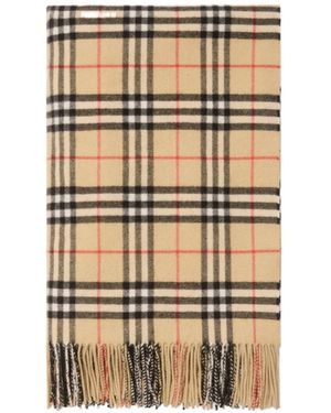 Burberry Check Blanket - Metallic